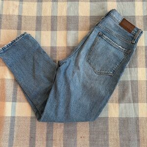 Women’s Madewell Classic  Straight Blue Denim Jeans Size 26